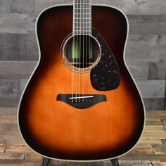 Акустическая гитара Yamaha FG830 Folk Guitar, Solid Spruce Top - Tobacco Sunburst