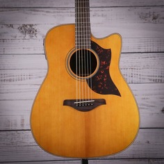 Акустическая гитара Yamaha A1RVN Folk Cutaway Acoustic Electric Guitar - Rosewood - Vintage Natural