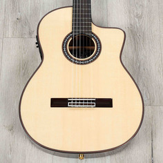 Акустическая гитара Cordoba GK Pro Negra Nylon String Acoustic Classical Guitar, Solid Spruce Top