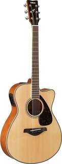 Акустическая гитара YAMAHA FSX820C NATURAL SMALL BODY ACOUSTIC ELECTRIC GUTIAR SOLID TOP MAHOGANY B/S