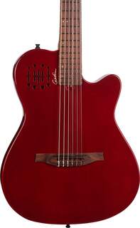 Акустическая гитара Godin Multiac Mundial Hollow Body A/E Nylon String Guitar, Aztek Red w/ Gig Bag