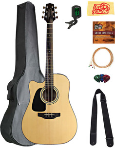 Акустическая гитара Takamine GD30CELH Left-Handed Dreadnought Cutaway Acoustic-Electric Guitar - Natural w/ Gig Bag
