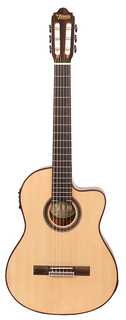 Акустическая гитара Valencia VC704CE 700 Series Solid Sitka Spruce Top Mahogany Neck 6-String Acoustic Electric Classical Guitar