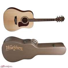 Акустическая гитара Washburn Heritage 10 Series HD10S Acoustic Guitar Natural