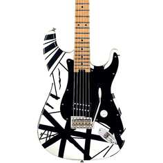 Электрогитара EVH Striped Series &apos;78 Eruption Electric Guitar White with Black Stripes