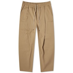 Брюки Drole De Monsieur Cropped Cargo, коричневый