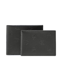 Кошелек Calvin Klein Jeans MonogramSoft Bifold+Card, черный