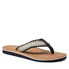 Шлепанцы Tommy Hilfiger ThCork Sandal, цветной/бежевый