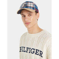 Бейсболка Tommy Hilfiger ThMonogram Tartan, синий