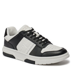 Кроссовки Tommy Jeans TjmLeather Cupsole, черный