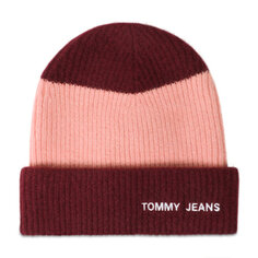 Шапка Tommy Jeans TjwAcademia Beanie, розовый