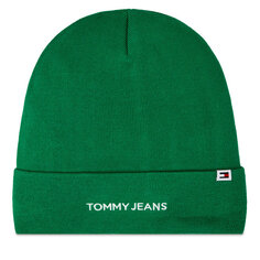 Шапка Tommy Jeans TjwLinear Logo, зеленый
