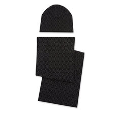 Шапка Calvin Klein GsMonogram Scarf+Beanie, черный