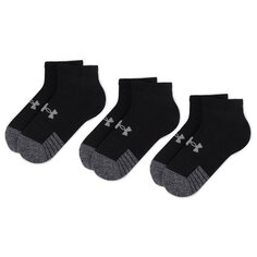 Носки Under Armour HeatgearLo Cut, 3 шт, серый/черный