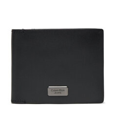 Кошелек Calvin Klein Jeans InstPlaque Bifold, черный