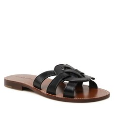 Шлепанцы Coach IssaLeather Sandal, черный