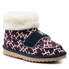 Тапочки Tommy Hilfiger BootSlipper Monogram, цветной/темно-синий