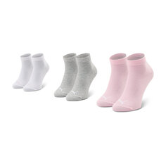 Носки Puma, 3 шт, розовый/серый/белый