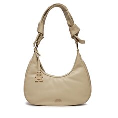 Сумка Tommy Hilfiger PushlockLeather Hobo, экрю