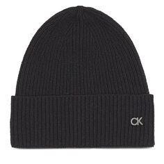 Шапка Calvin Klein Re-LockBeanie, черный