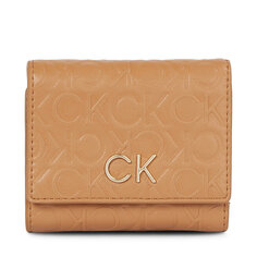 Кошелек Calvin Klein Re-LockTrifold Xs, коричневый