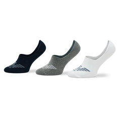 Носки Emporio Armani, 3 шт, серый/темно-синий/белый