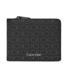 Кошелек Calvin Klein RubberizedBifold Half, черный