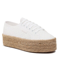 Туфли на танкетке Superga Rope Macrame, белый