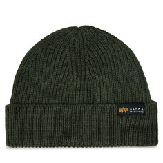 Шапка Alpha Industries DockersBeanie, зеленый