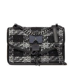 Сумка DKNY ElissaSm Flap, черный