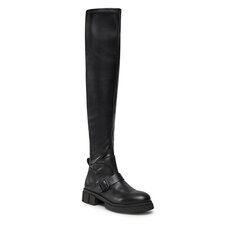 Ботинки Tommy Hilfiger StretchMonochromatic Longboot, черный