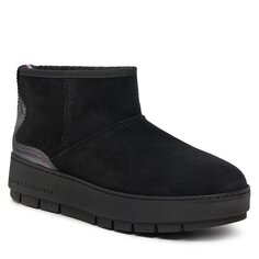 Ботинки Tommy Hilfiger MetallicSuede Snowboot, черный