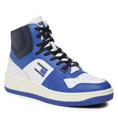 Кроссовки Tommy Jeans MidCut Basket, белый синий