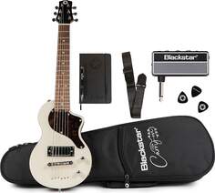 Электрогитара Blackstar Carry-On Travel Guitar Standard Pack, White w/ AMPLUG2 FLY