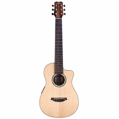 Акустическая гитара Cordoba Mini II EB-CE - Acoustic Electric Travel Guitar - Spruce/Ebony w/Pickup &amp; On-Board Tuner