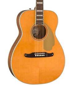 Акустическая гитара Fender Malibu Vintage, Ovangkol Fingerboard, Acoustic Guitar - Aged Natural