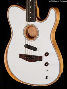 Акустическая гитара Fender Acoustasonic Player Telecaster Rosewood Fingerboard Arctic White - MXA2101294-5.15 lbs