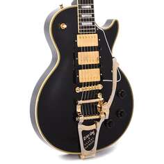 Электрогитара Gibson Custom Shop Murphy Lab 1957 Les Paul Custom Reissue 3-Pickup Ebony Light Aged w/Bigsby