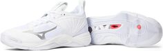 Кроссовки Wave Momentum 2 Mizuno, цвет White/Silver