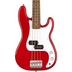 Басс гитара Squier Mini Precision Bass Laurel, White Pickguard Dakota Red