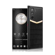 Смартфон Vertu Metavertu Alligator V Gold, 18Гб/1Тб, 2 Nano-SIM, черный/золото