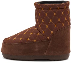 Полуботинки Moon Boot Icon Low Quilted, коричневый