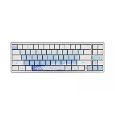 Механическая игровая беспроводная клавиатура Varmilo Sword68, MC Daisy L, голубой/белый, английская раскладка