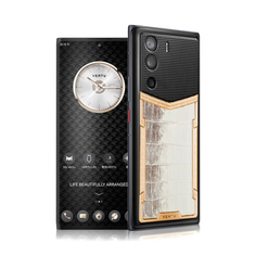 Смартфон Vertu Metavertu Himalayan Alligator Gold &amp; Diamond, 18Гб/1Тб, 2 Nano-SIM, черный/золото