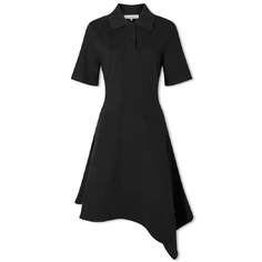 Платье Jw Anderson Asymmetric Polo, черный