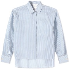 Блуза Max Mara Vertigo Striped, белый/синий