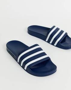 Шлепанцы Adidas Originals Adilette, синий/белый