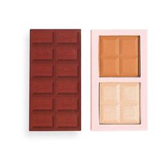 Хайлайтер Chocolate Contour Paleta de Iluminador y Contorno I Heart Revolution, Light