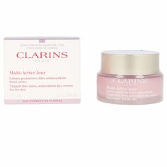 Увлажняющий крем для ухода за лицом Multi-active día crema pieles secas Clarins, 50 мл