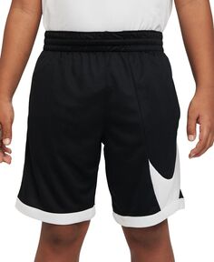 Баскетбольные шорты стандартного кроя с цветными блоками Big Boys Dri-FIT Nike, мультиколор